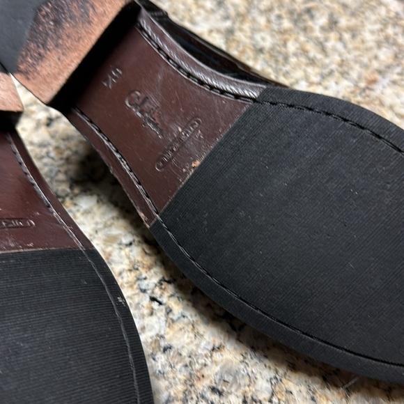 EUC BLACK PATENT LEATHER COLE HAAN  LOAFERS. SIZE 6 1/2 B. - Picture 5 of 7